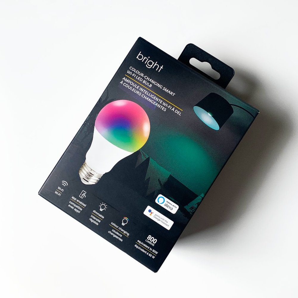 (1/4) SMART BULB • Bright™ Wi-Fi Multi-Colour Bulb